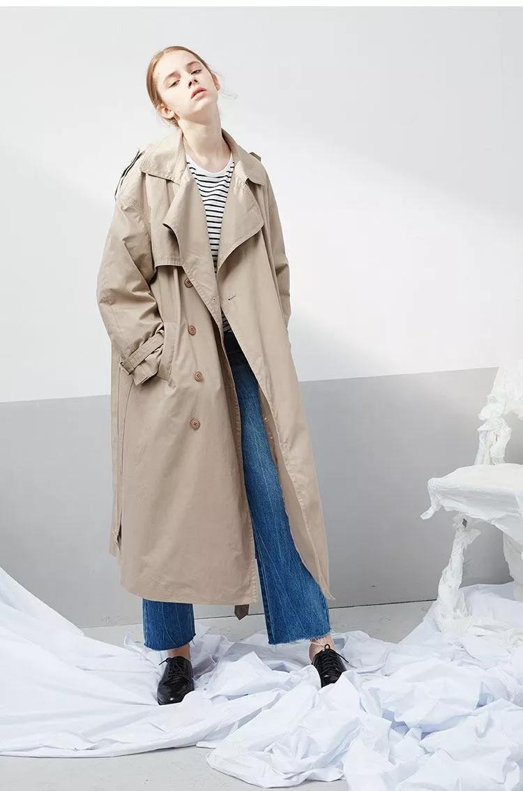 早春风衣穿搭高级感,早春穿搭颜色毛衣外套