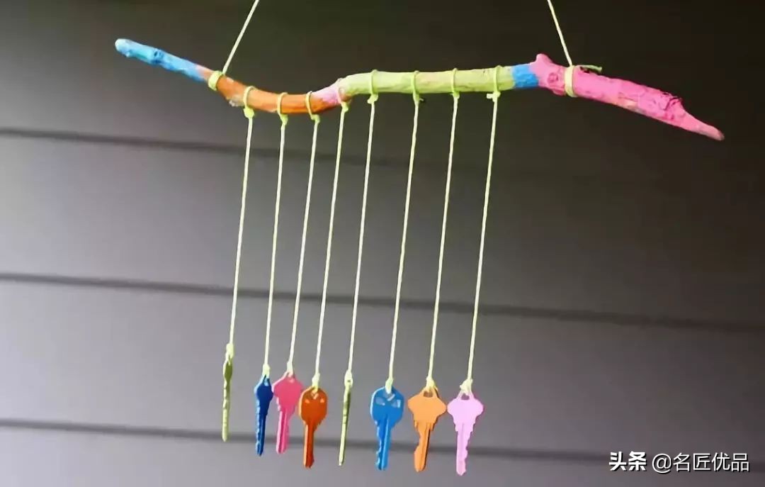 孩子手工风铃,亲子手工制作风铃