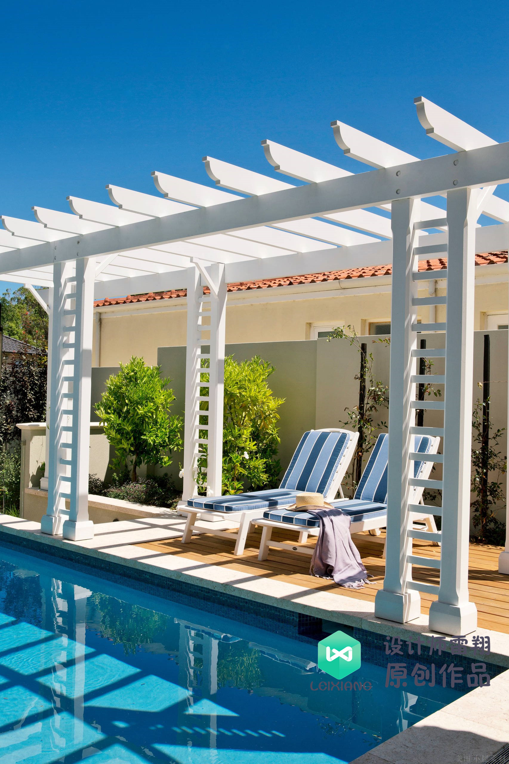 庭院防腐木颜色搭配效果图,庭院怎么铺装防腐木