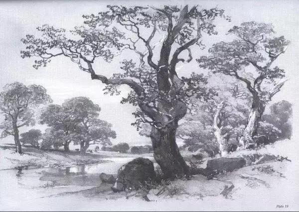 风景速写1000例临摹图高清,炭笔速写风景初学者图片教程