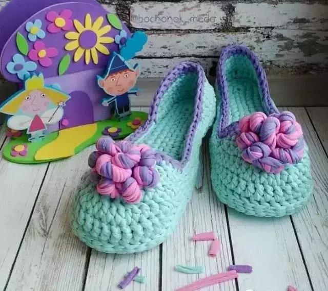 奇织妙想编织大课堂钩针编织拖鞋,钩针拖鞋花样图案大全简单又漂亮