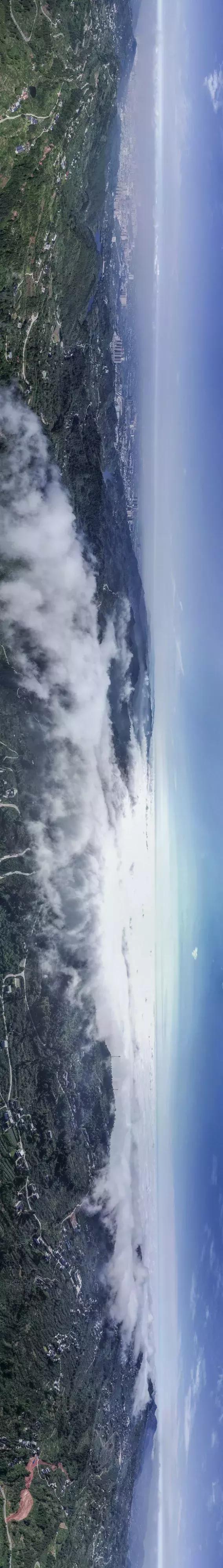 龙泉山山顶看美景,美丽的龙泉山