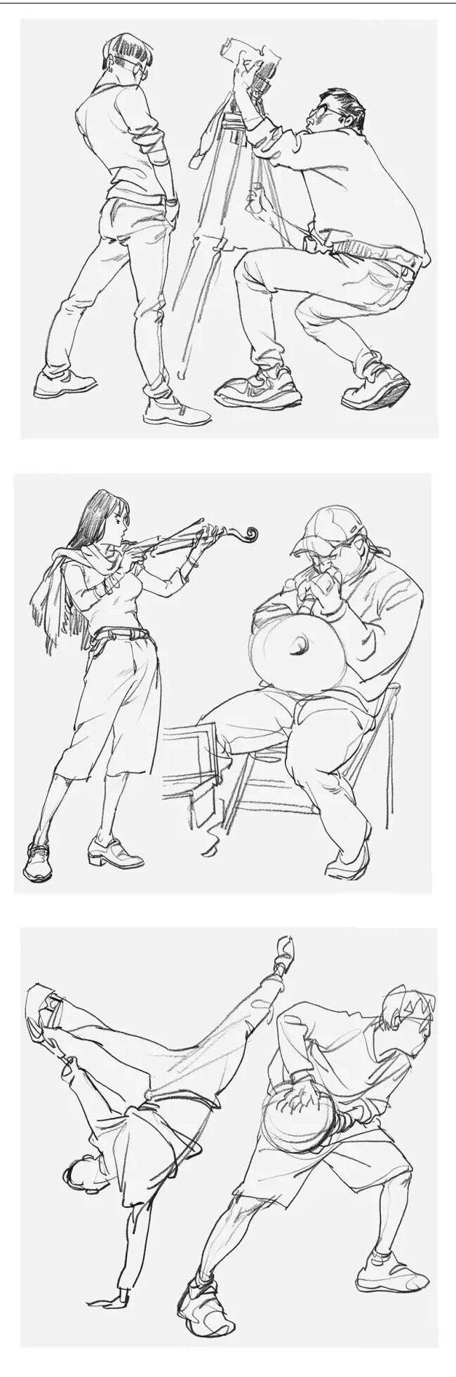 速写轮廓线跟衣纹分不开怎么办,速写衣纹万能公式不会用怎么办