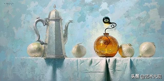 色彩世界油画作品,画家davidsmith油画作品