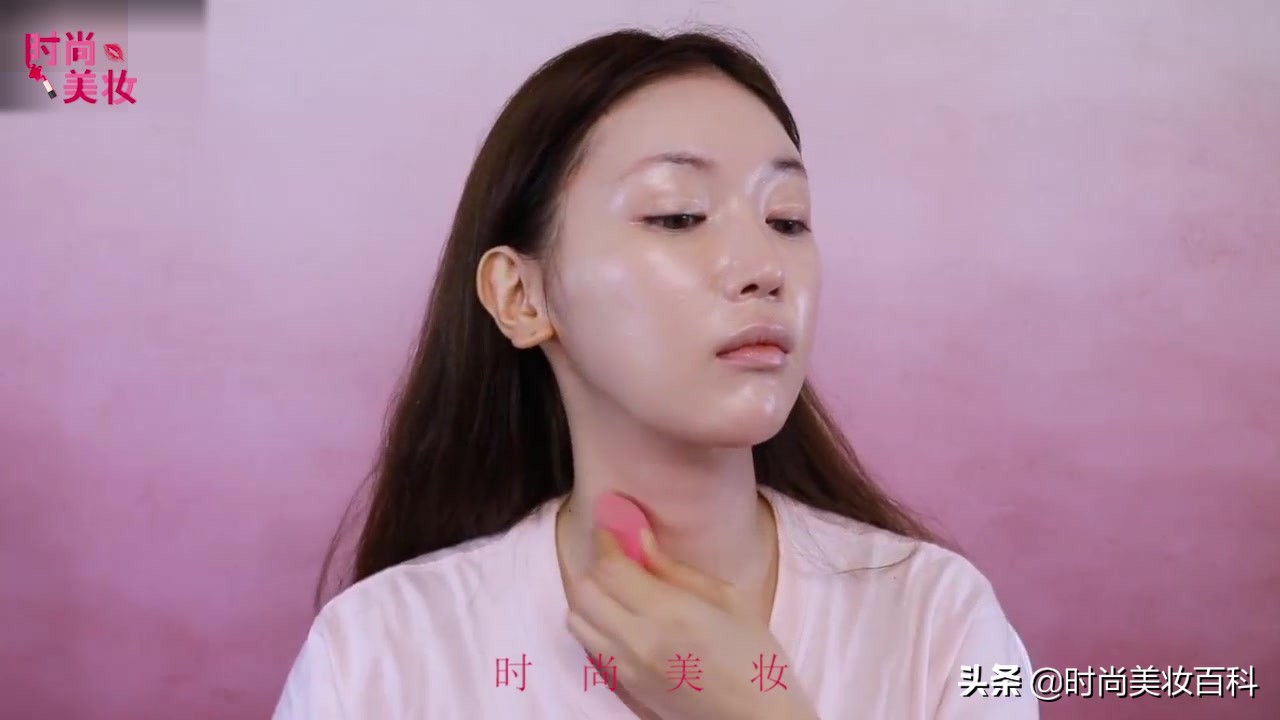 化妆教程日常妆精致黑眼圈很深,时尚化妆妆面造型