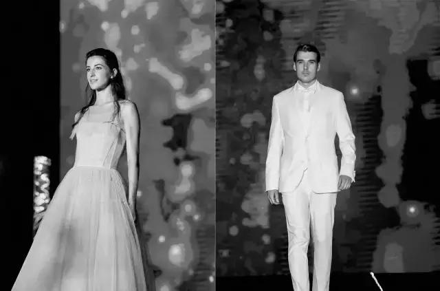 高定奢华婚纱秀,缎面婚纱大秀