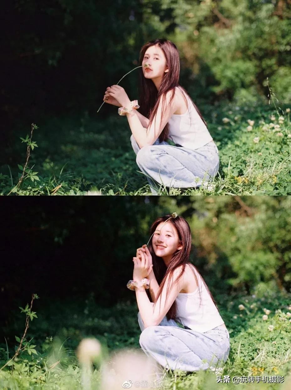 跟着赵露思学发抖音,和赵露思学拍照姿势