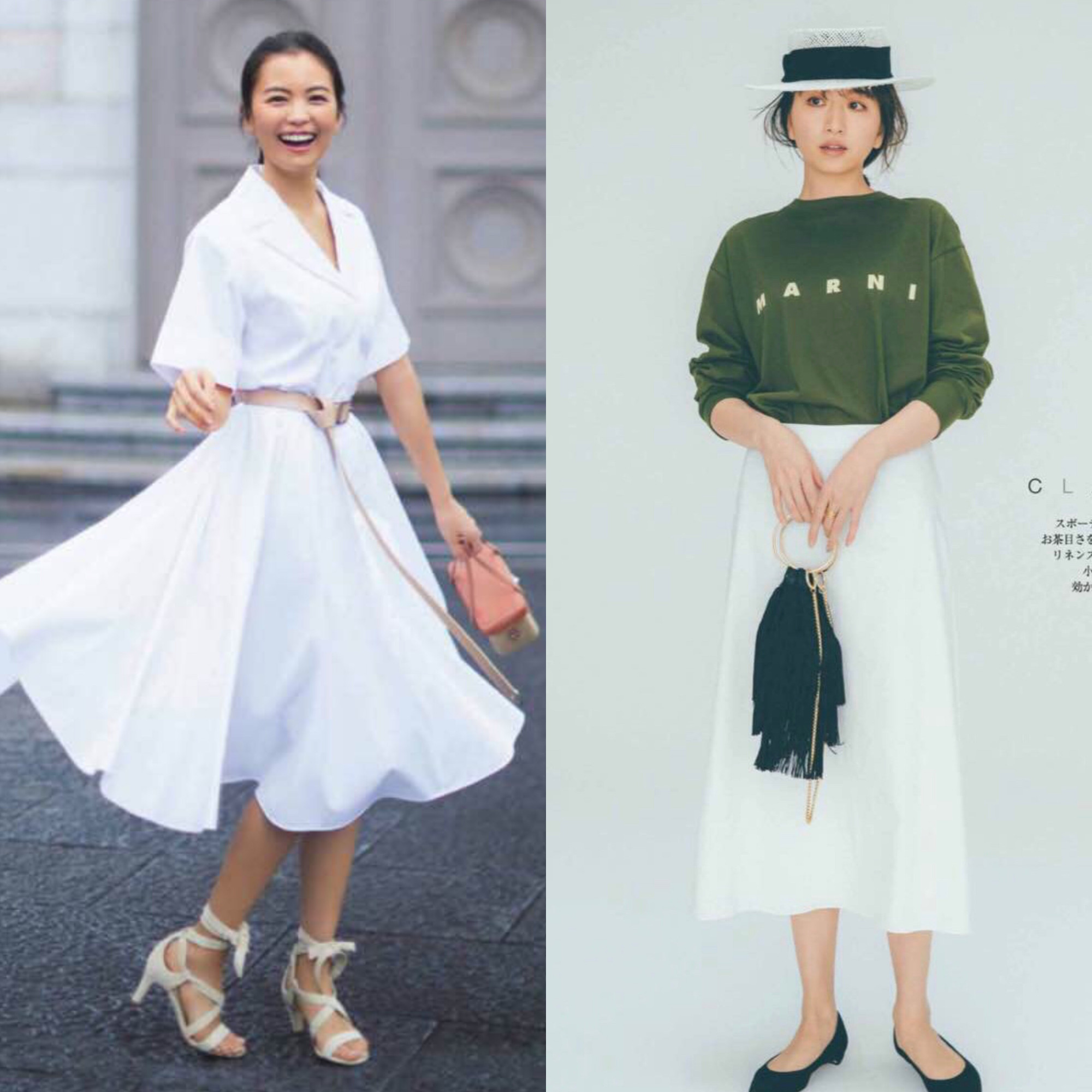 什么样的白色半身裙显瘦,今年流行的半身裙这样穿