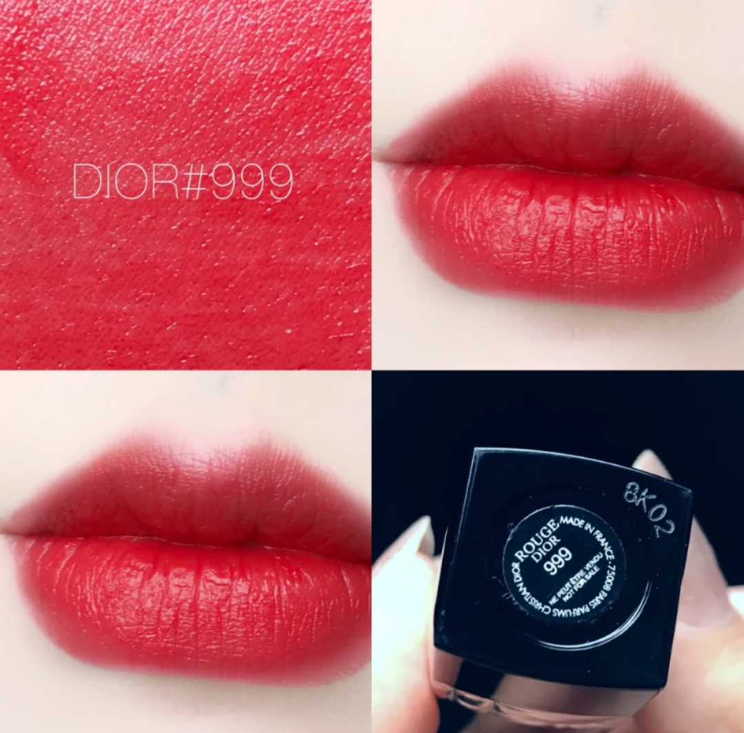 每个品牌的爆款口红,黄皮肤口红必买迪奥999色号