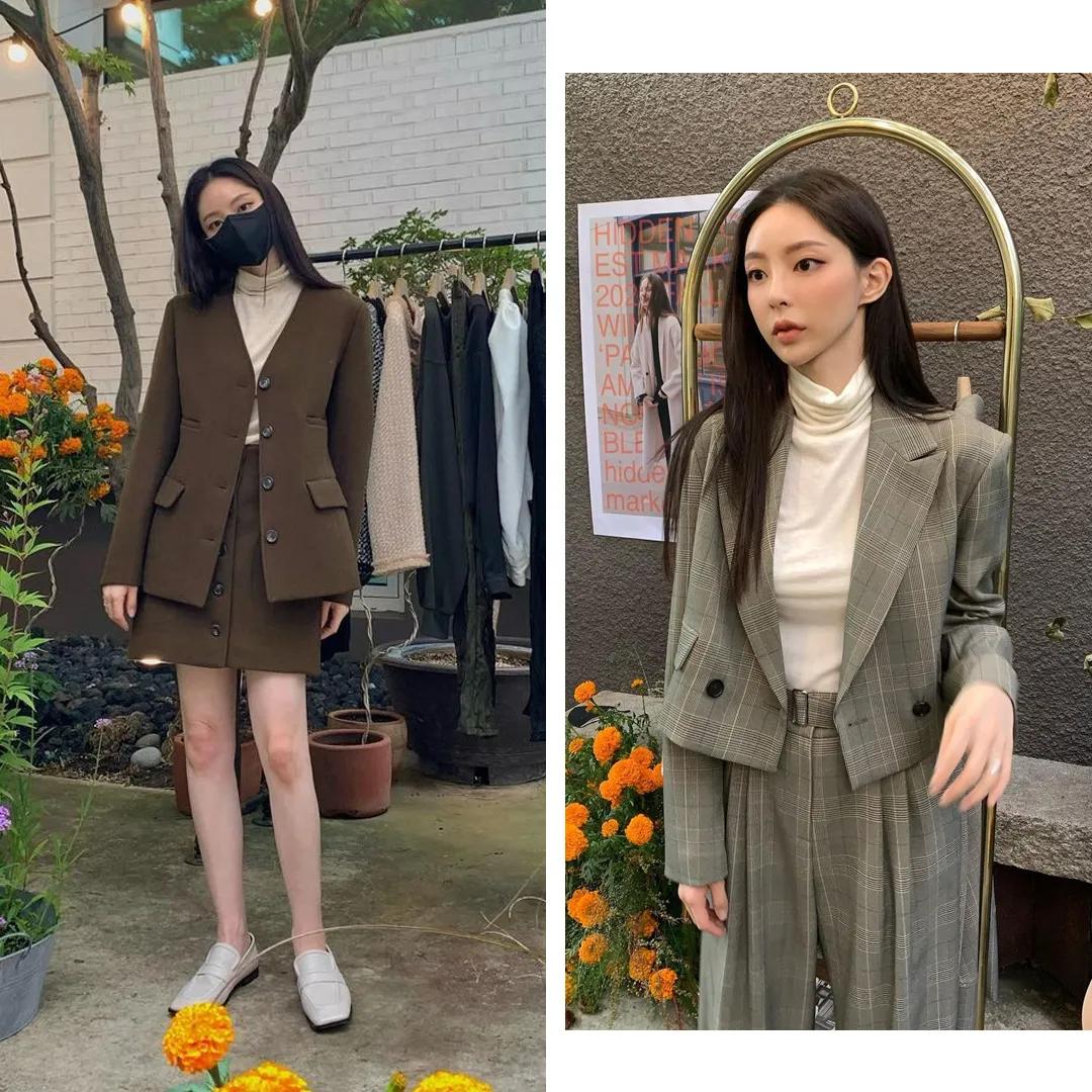 又暖和又酷的穿搭女,又一轮降温了保暖套装