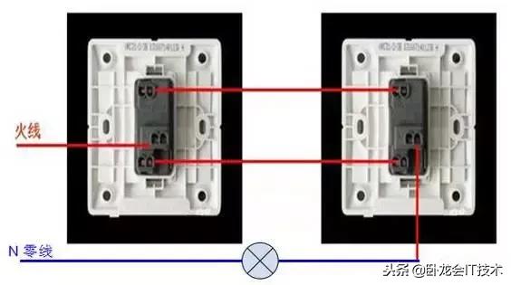 双控开关不接火线会怎样,双控三控接线方法