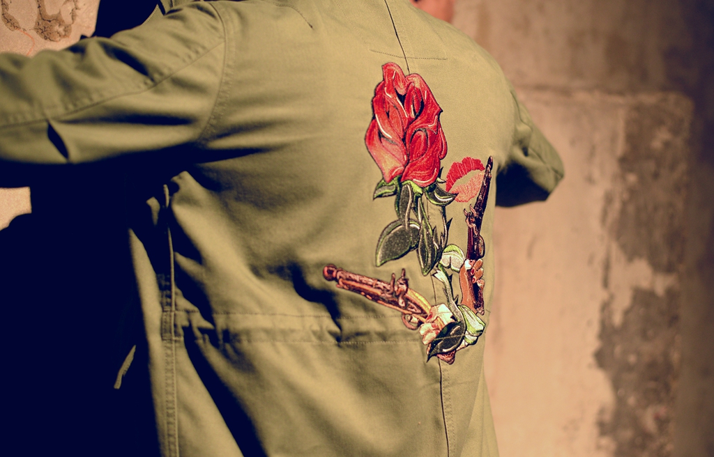 以枪炮玫瑰致敬经典——美军M-51Parka女式风衣评测