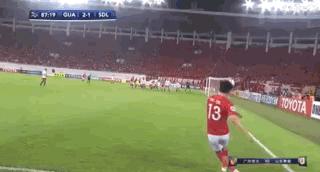 广州恒大2019亚冠杨立瑜进球,恒大对鲁能亚冠点球大战韦世豪