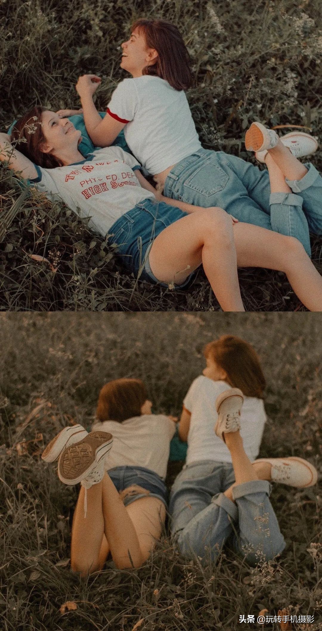 闺蜜拍照姿势创意二人,闺蜜雪地拍照姿势大全