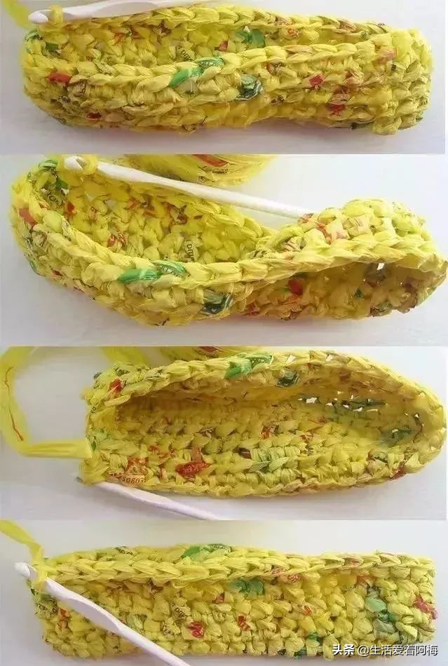 塑料袋环保手工制作,塑料袋改造手工大全