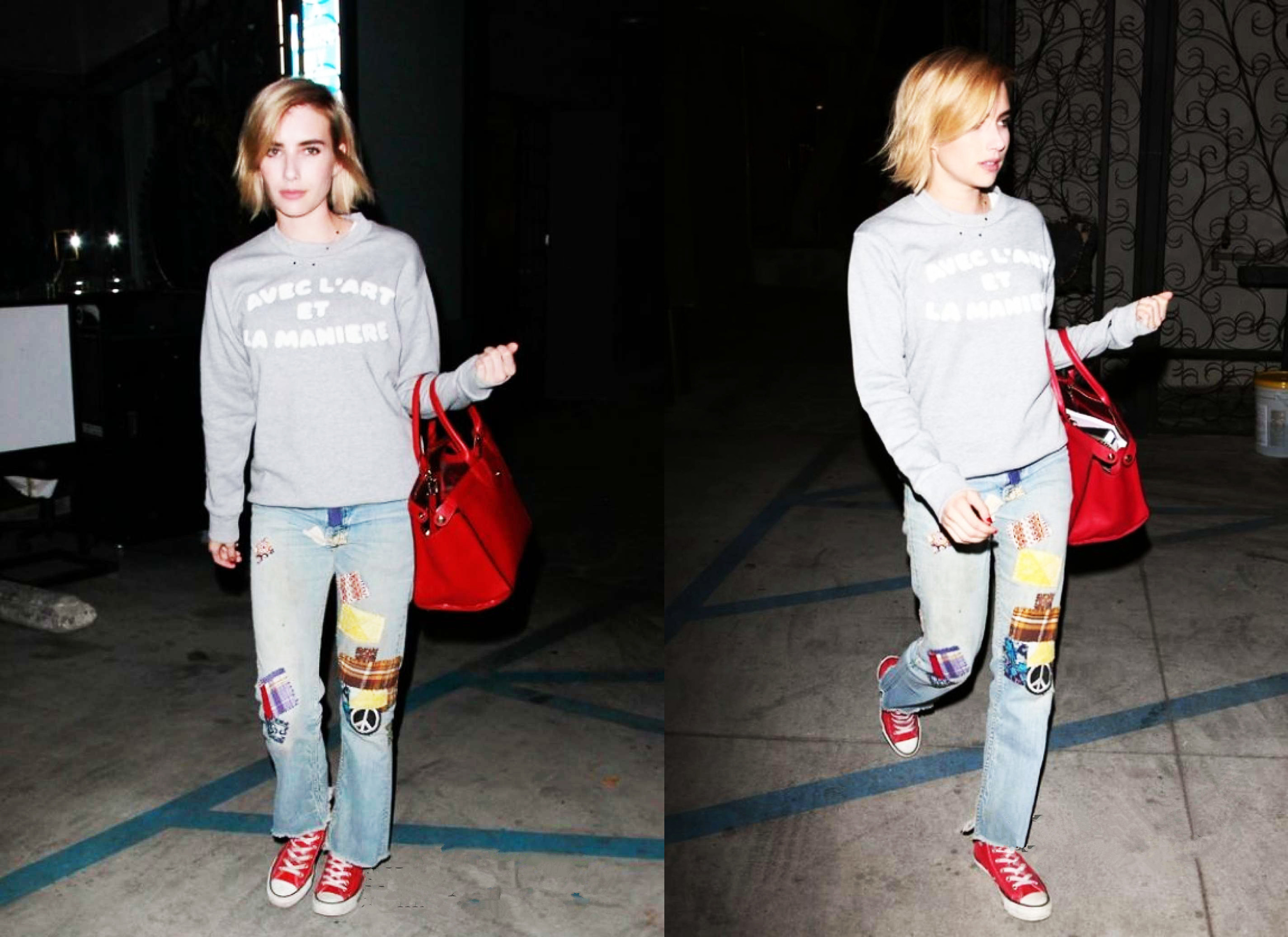 刚到广州夏天的库存“补丁”牛仔裤,都挺好的,休闲又有型!