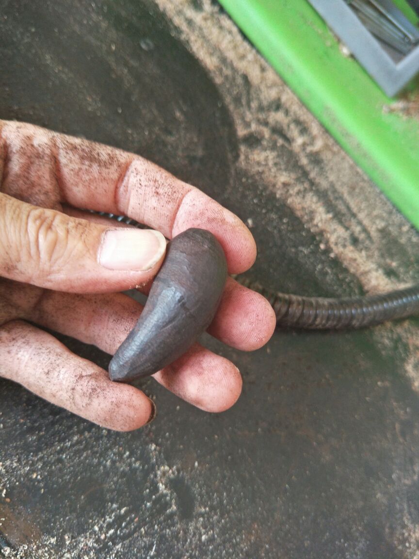 黑檀木刀柄制作,黑檀木镶牛骨制作