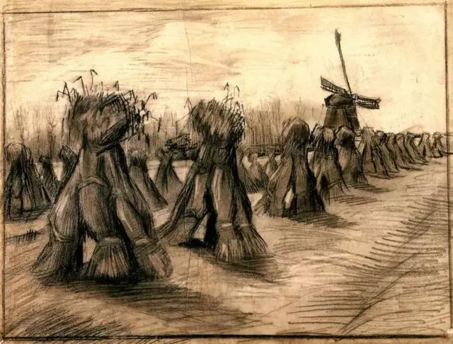 梵高是怎么画自画像的,梵高是怎样画静物的