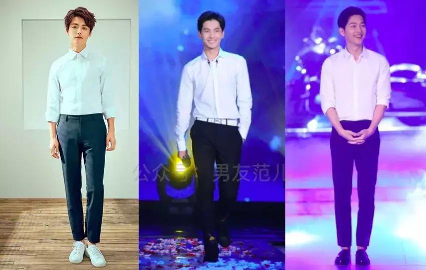 男生溜肩窄肩怎么穿衣好看,男生窄肩夏天穿衣