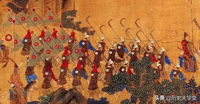 古代战场扛旗士兵,战争时期扛旗的作用