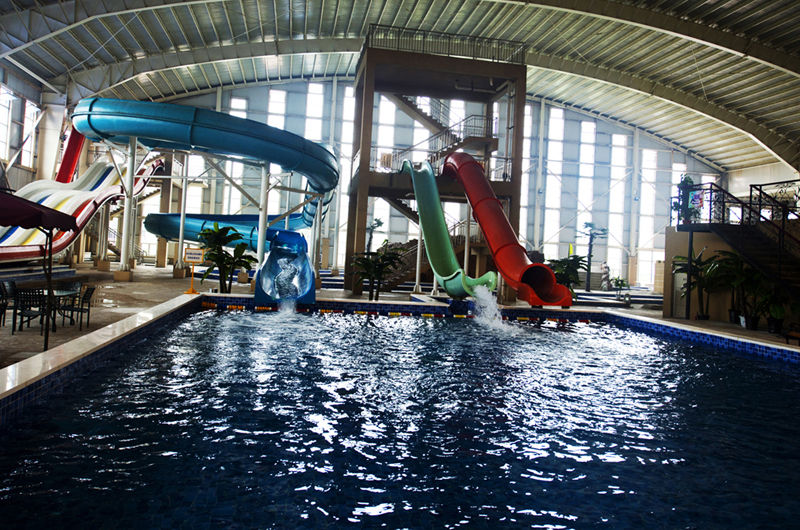 北京运河苑温泉水世界，好似闹市中的“瑶池仙境”，乐在水世界