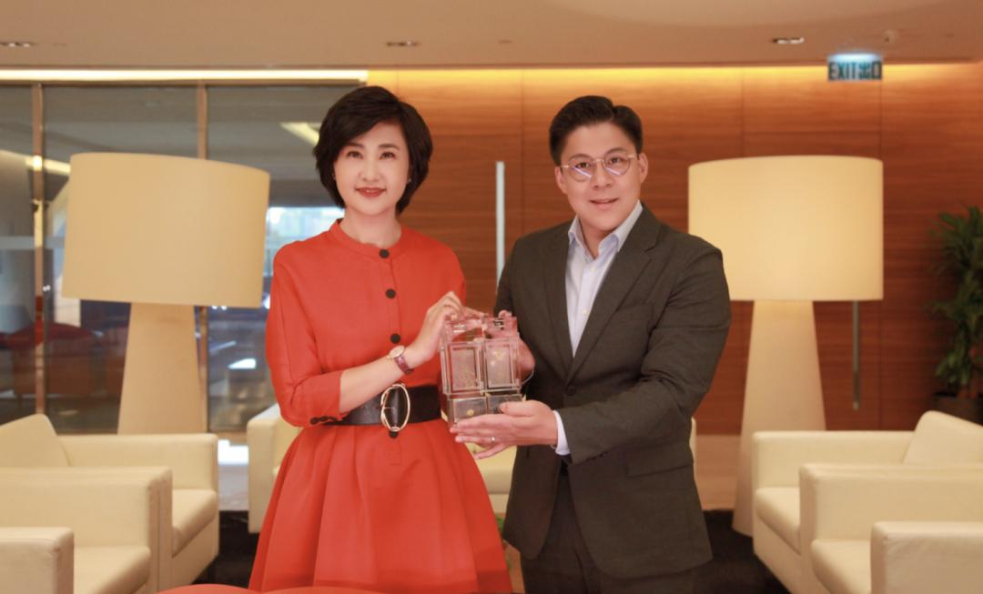 霍启刚郭晶晶谈奥运,郭晶晶和霍启刚一起接受采访