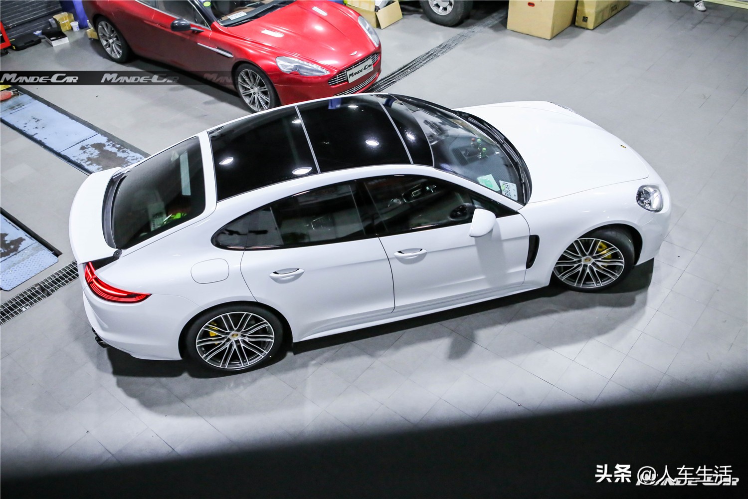 panamera21寸exclusivedesign运动型轮毂,16款保时捷panamera改turbo包围