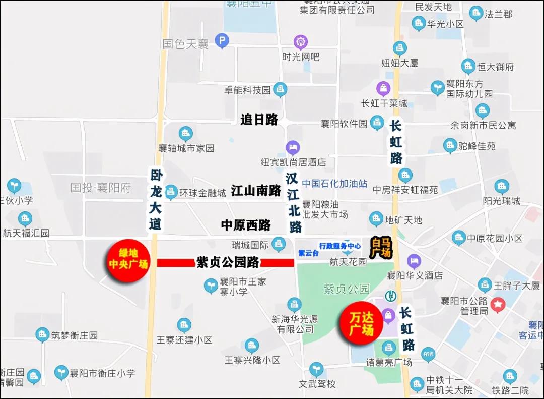 好消息!襄阳紫贞公园路5月中旬完工!绿地终于可以直通万达了