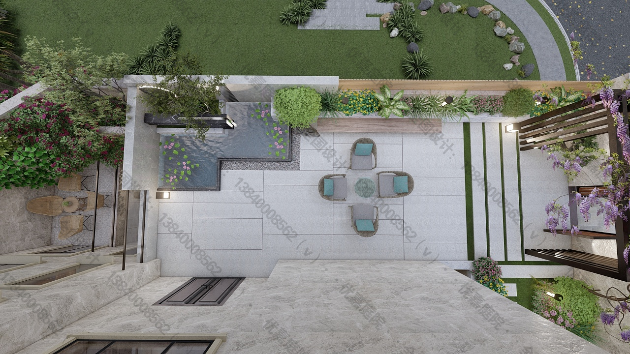 看完才知道这套别墅如此简单,看完院子的感受