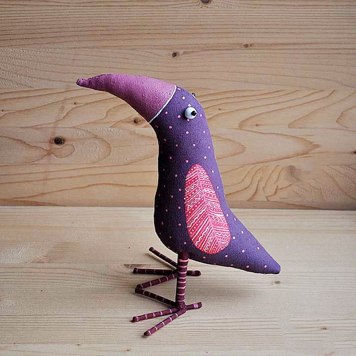 布艺小玩偶制作教程视频,格子布自制简单布艺小玩偶