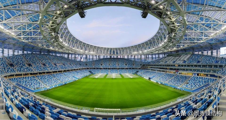 膜结构球场案例,膜结构球场效果图