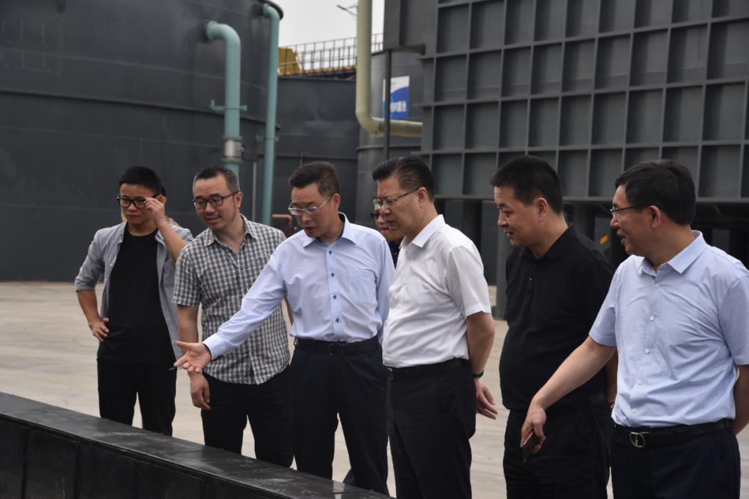 服务环保产业发展，钱锋局长调研中电环保股份有限公司