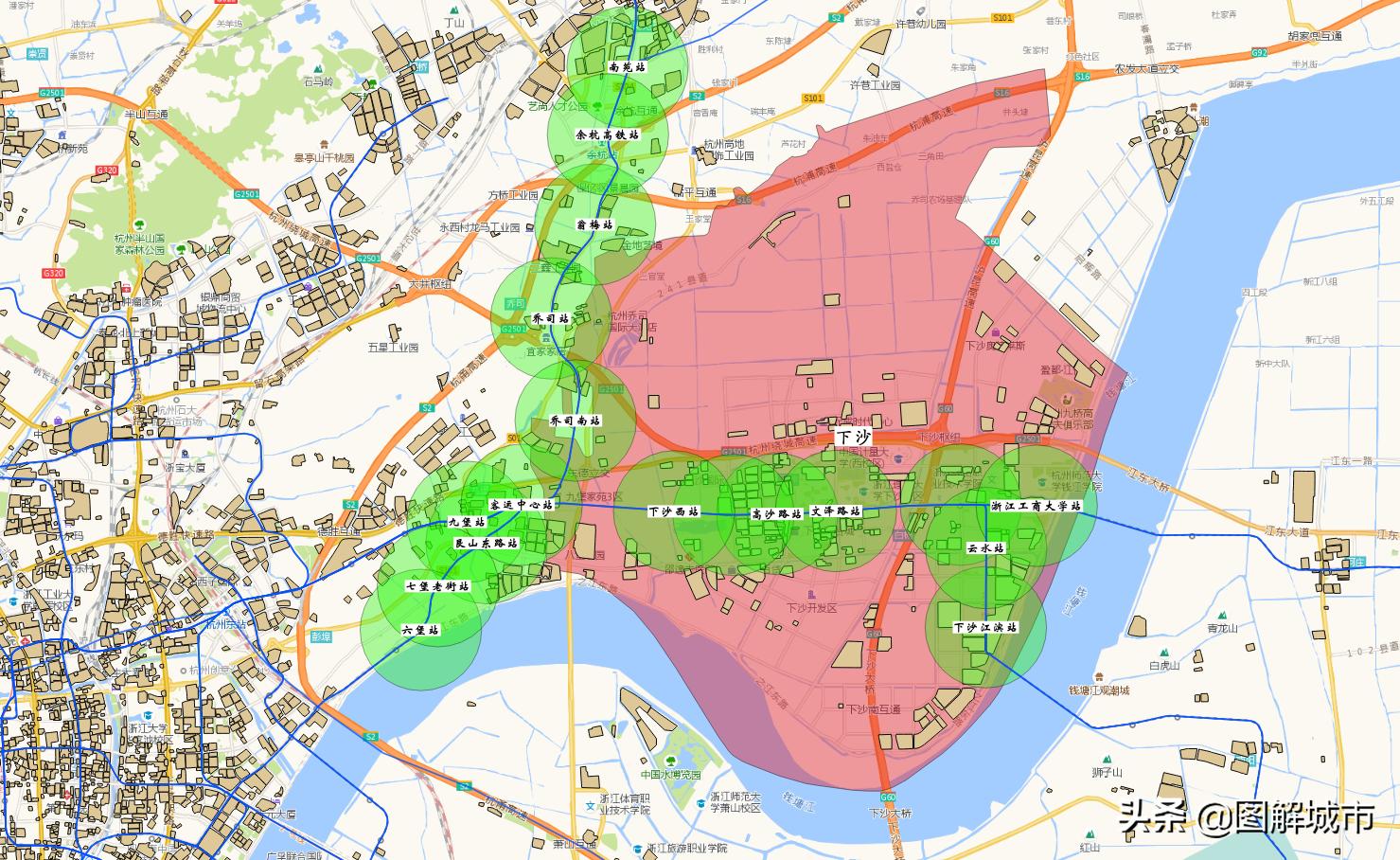 杭州下沙为什么那么繁华,杭州市余杭下沙地图
