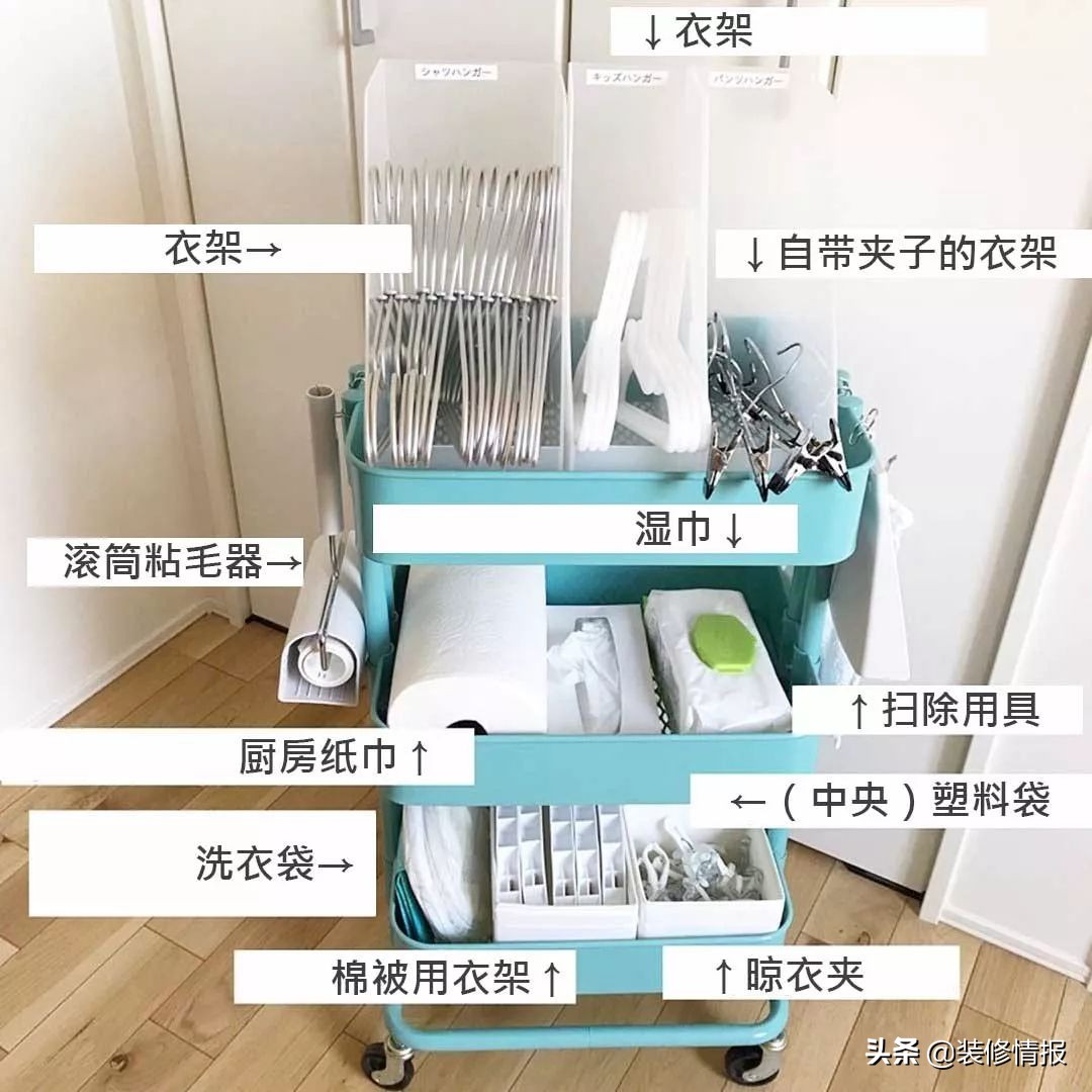 日本洗衣间收纳方法,日本全职主妇收纳技巧