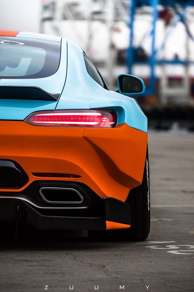 amggtr巅峰极速涂装,海湾蓝耐看不