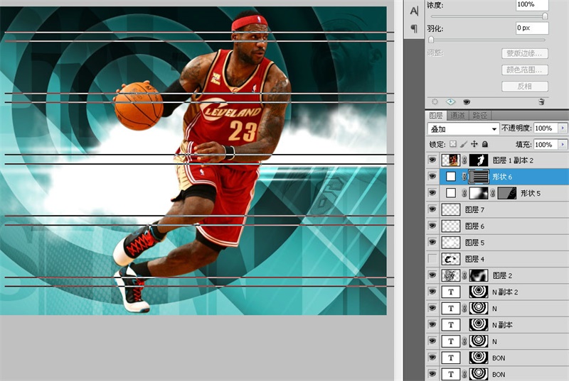 詹姆斯的巨型海报,最强nba詹姆斯海报