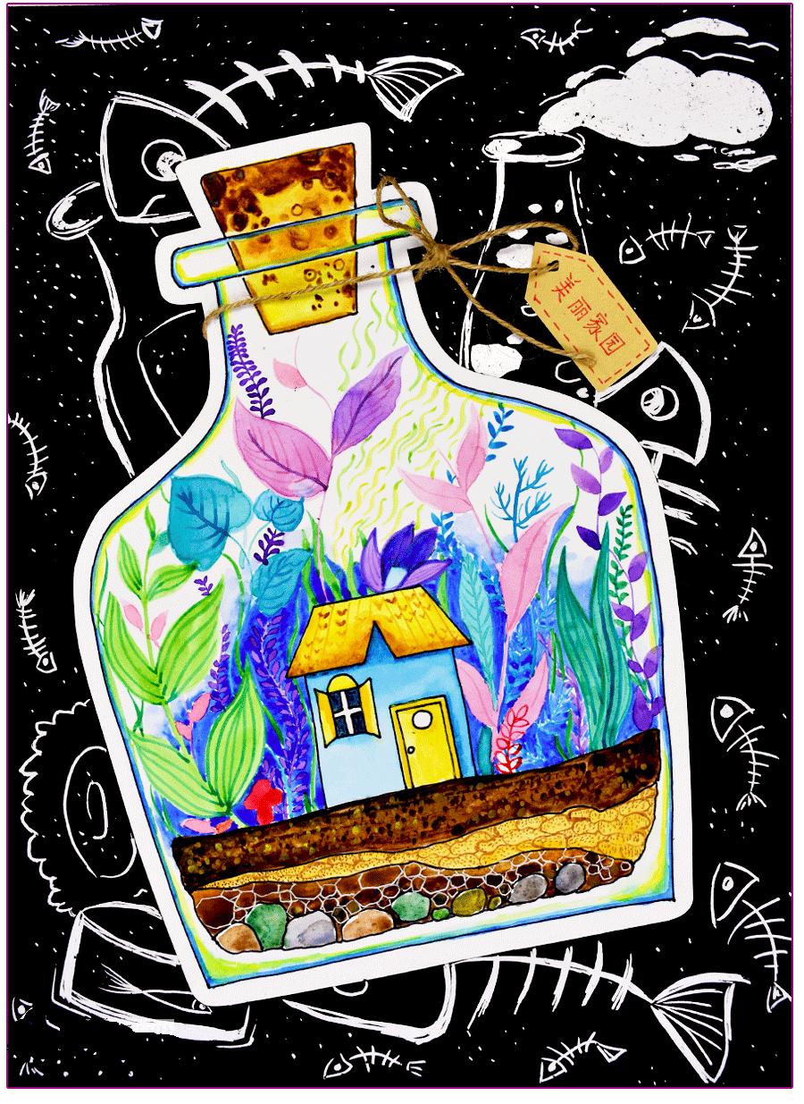 儿童创意画9-12岁,儿童创意画7-8岁创意画入门教程