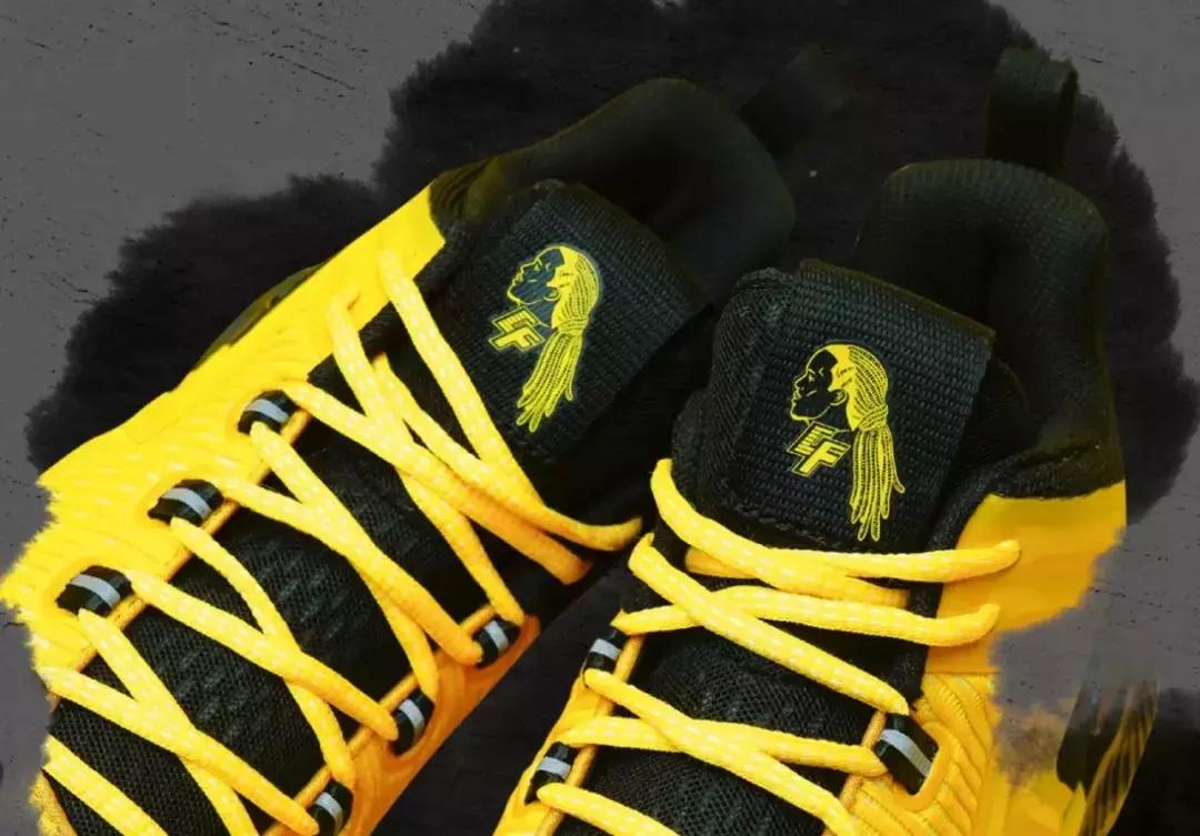 福特森签约代言361°,广厦黄配色战靴很好看,还有专属漫画头像