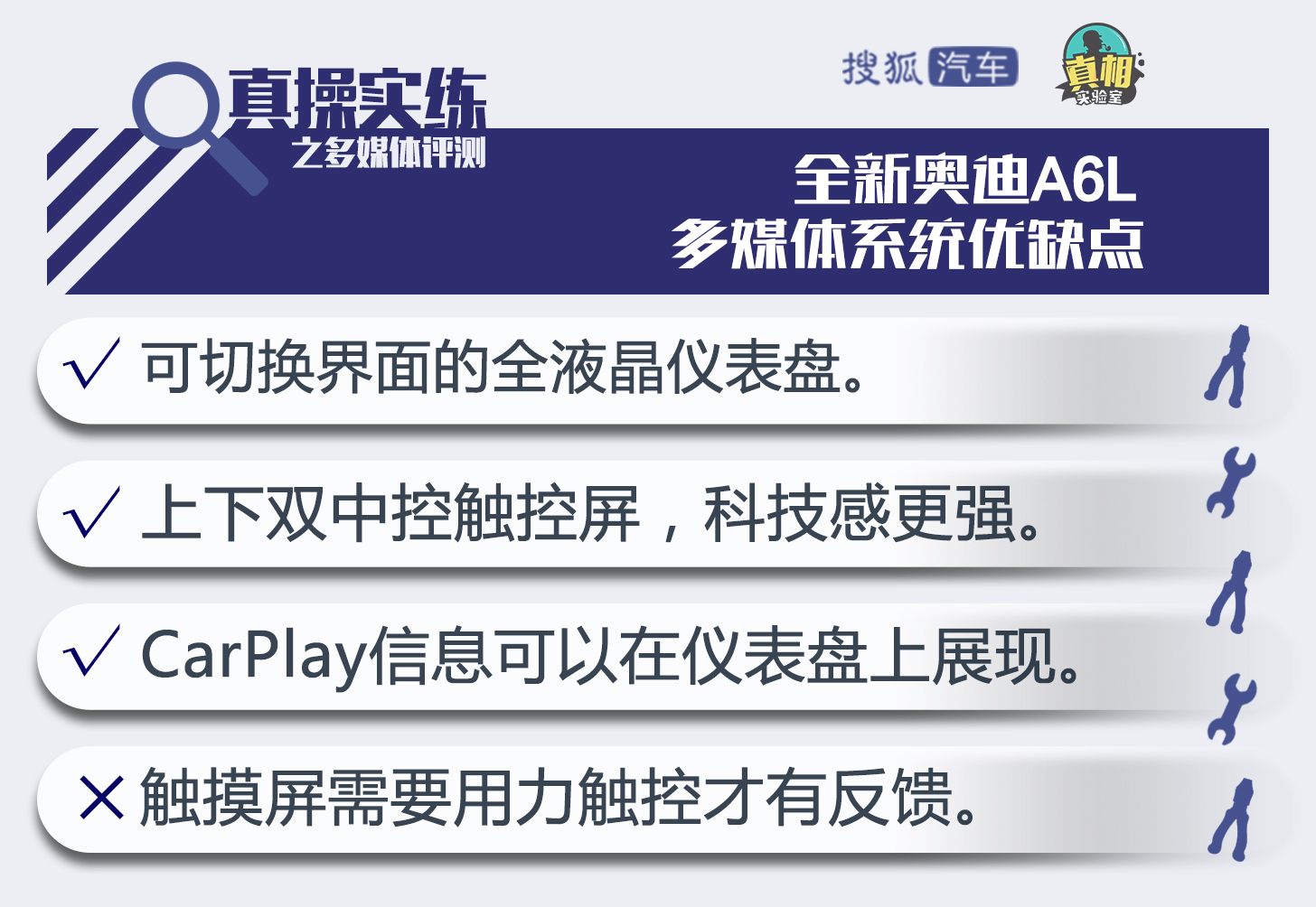 三块大屏能引发新一轮跟风模仿吗？全新奥迪A6L多媒体系统体验