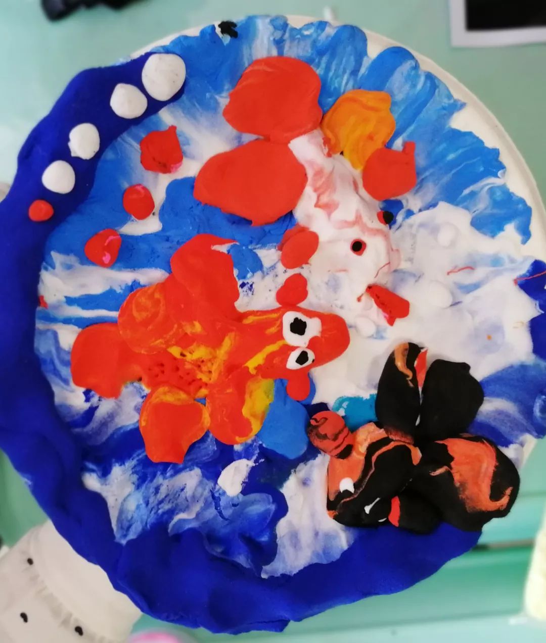 粘土手工100种简单人物在纸上制作,用超轻粘土做的手工又简单又漂亮