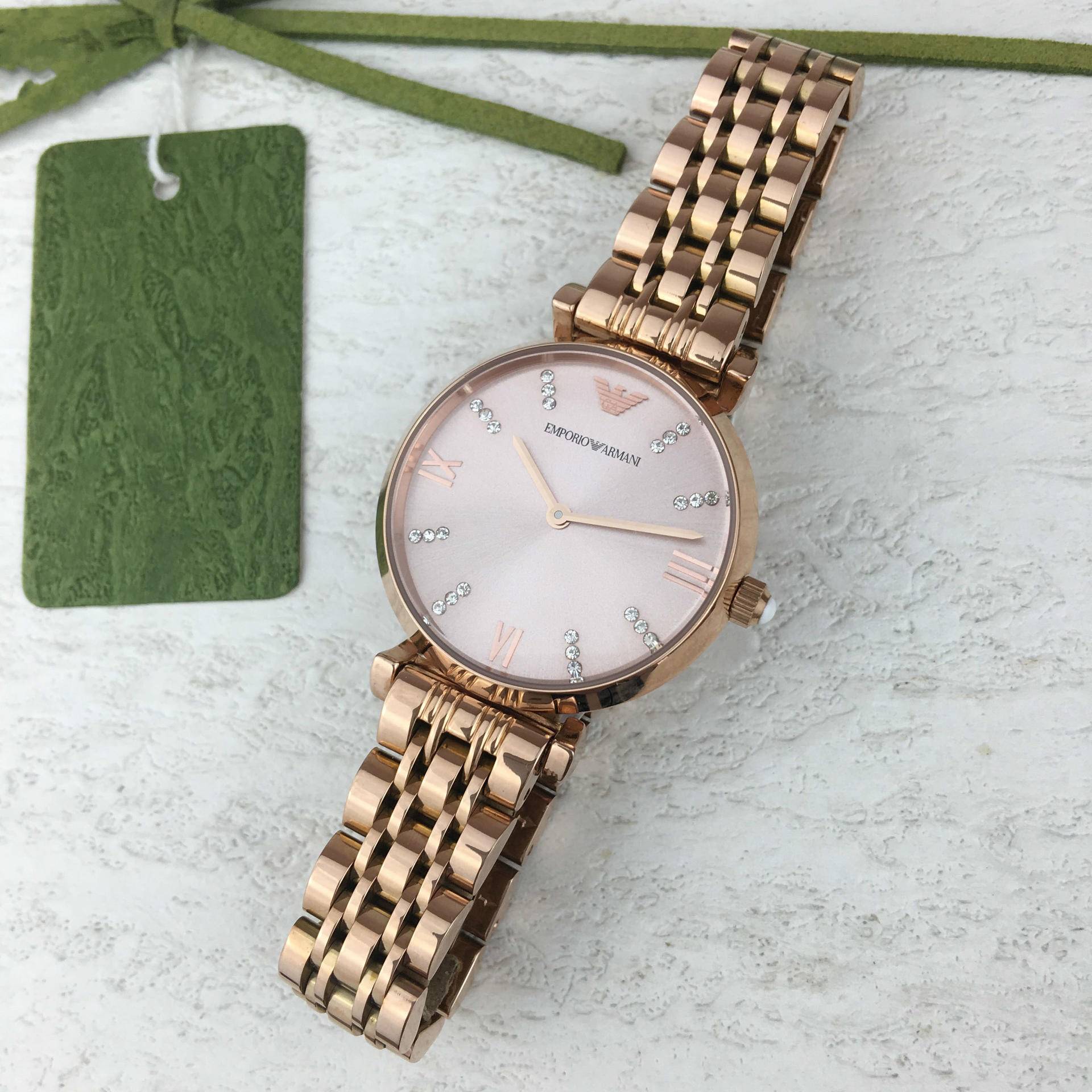 爆款热卖中阿玛尼经典满天星腕表,阿玛尼女士腕表满天星佟丽娅同款