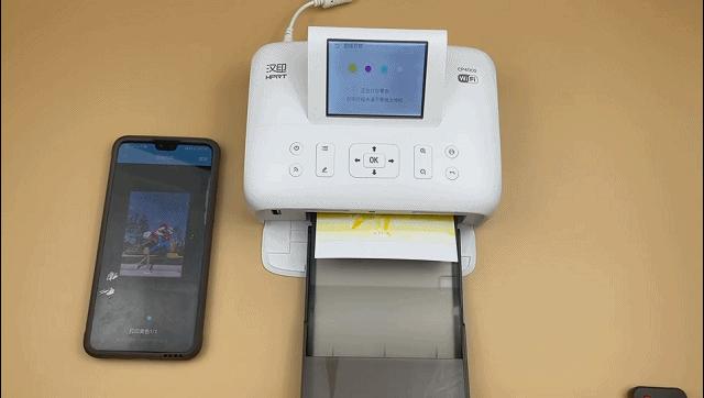 汉印照片打印机cp4100使用教程,cp4000l小型照片打印机怎么使用