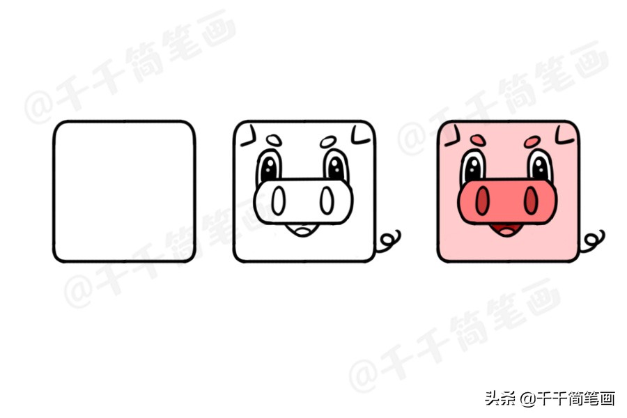 100个动物简笔画老虎,30种动物简笔画