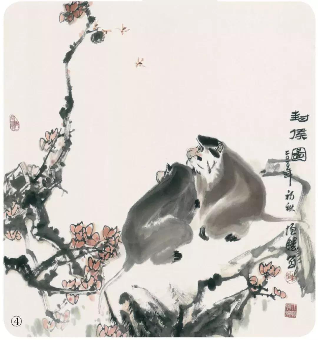 画猴子简便一些,画猴子高级一点