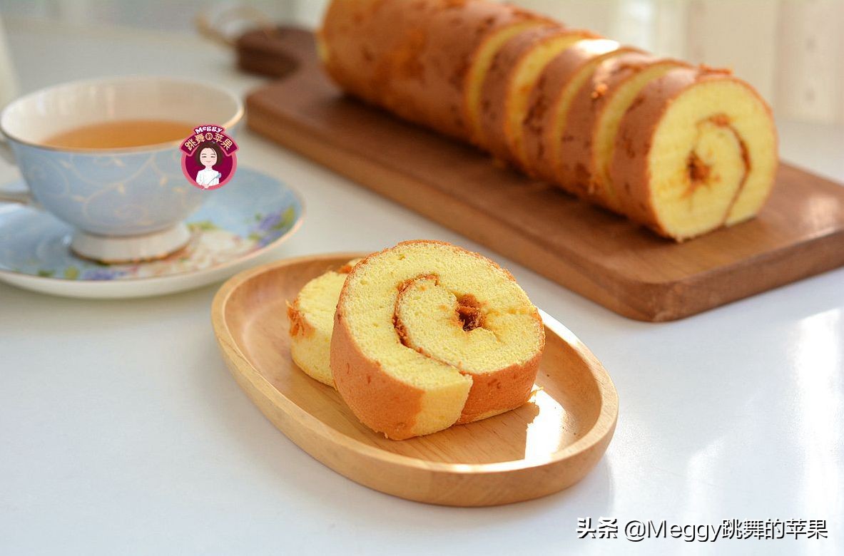 肉松蛋糕卷控出油,肉松蛋糕卷香甜咸香松软馋哭了