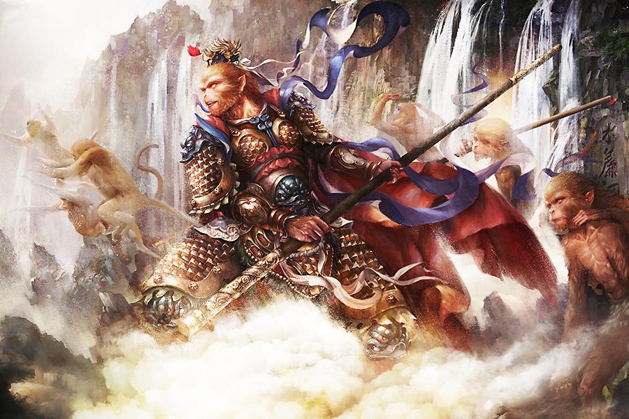 托塔天王攻打花果山宣传片,托塔李天王围剿花果山