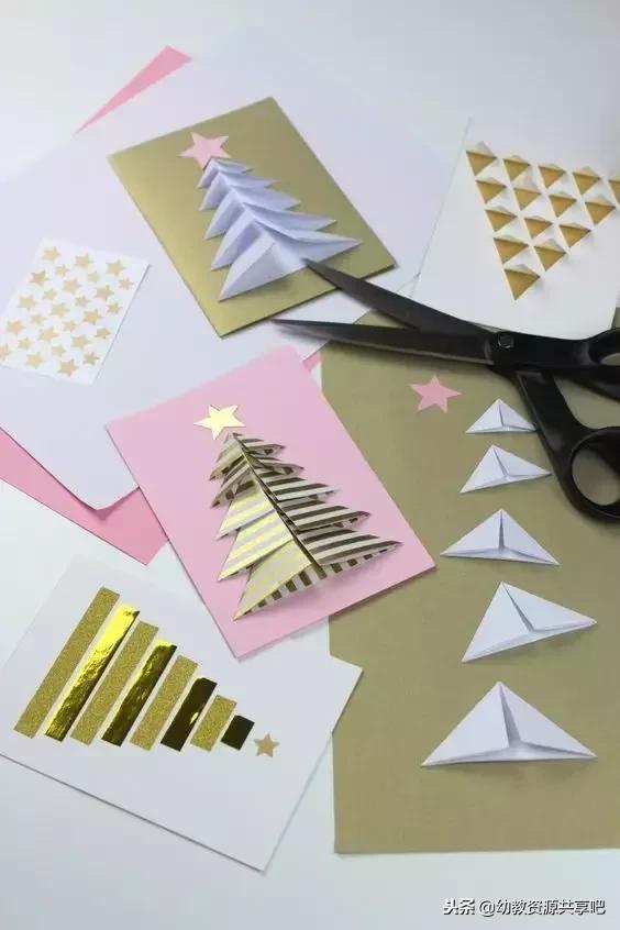 圣诞节贺卡1分钟做好,圣诞节简单一点的贺卡