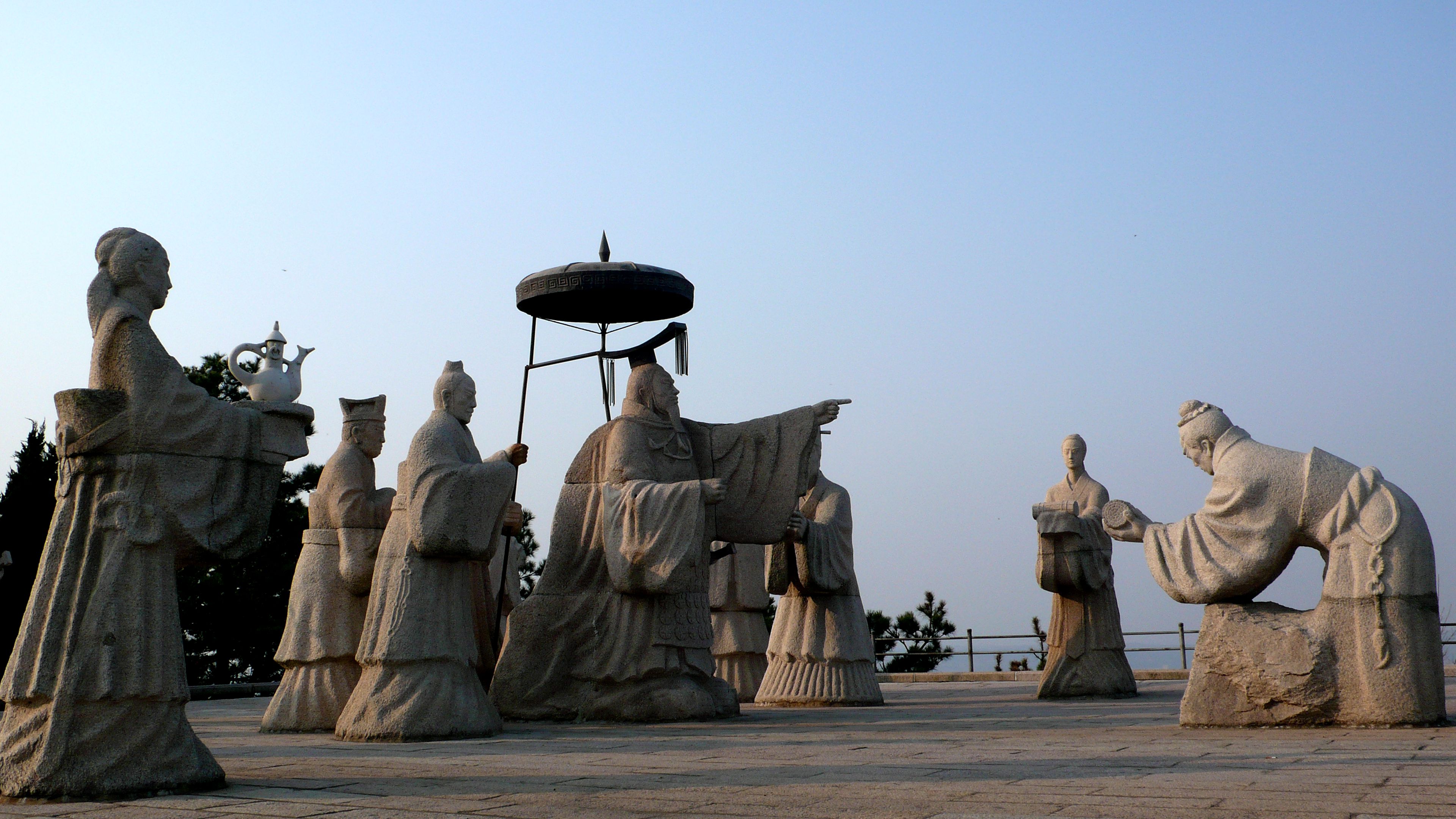 秦始皇琅琊台名胜,黄岛琅琊台王家台后村