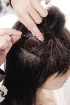 蝴蝶结发型教程图文,duangduang蝴蝶结发型